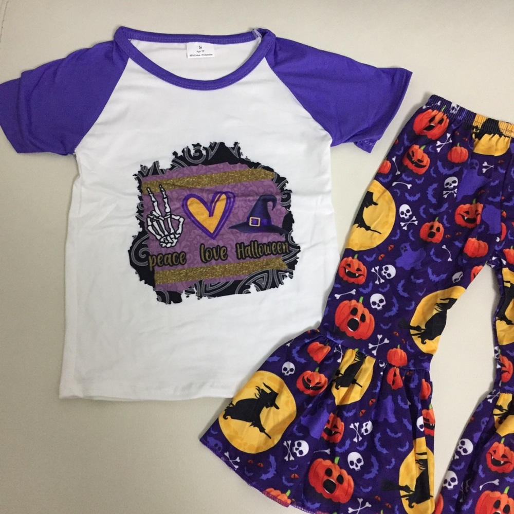 Halloween 🎃 Pumpkin 🎃 Cute Pants Set - Picture 2 of 6